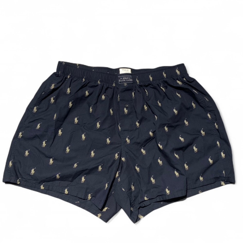 Polo Ralph Lauren Navy Pyjamas Shorts - Excellent Condition - Size L